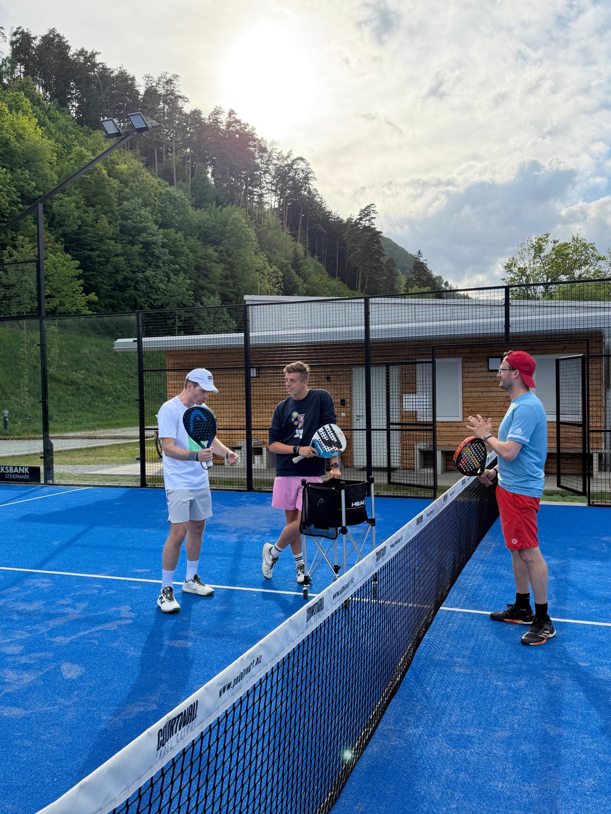 Trainerstunde am Netz
